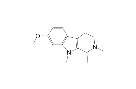 7-Methoxy-1,2,9-trimethyl-1,2,3,4-tetrahydro-beta-carbolin