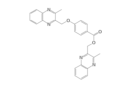 (3-methylquinoxalin-2-yl)methyl 4-((3-methylquinoxalin-2-yl)methoxy)benzoate