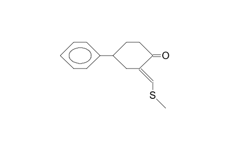 (E)-2-(1-Methylthio-ethylidene)-4-phenyl-cyclohexanone