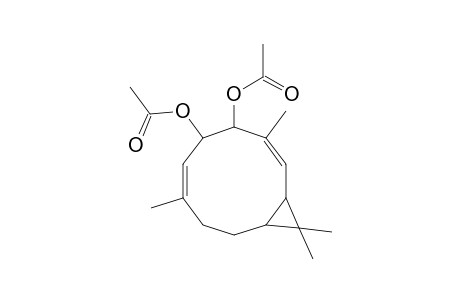 Bicyclo[8.1.0]undeca-2,6-diene-4,5-diol, 3,7,11,11-tetramethyl-, diacetate, [1S-(1R*,2E,4R*,5R*,6E,10R*)]-