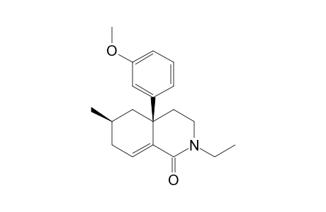 REL-(4AS,6S)-2-ETHYL-4A-(3'-METHOXYPHENYL)-6-METHYL-1,2,3,4,4A,5,6,7-OCATHYDRO-1-ISOQUINOLINE