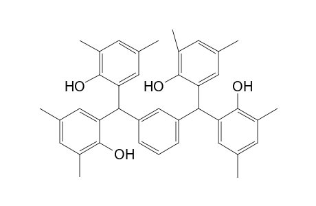 2-[[3-[bis(2-hydroxy-3,5-dimethyl-phenyl)methyl]phenyl]-(2-hydroxy-3,5-dimethyl-phenyl)methyl]-4,6-dimethyl-phenol