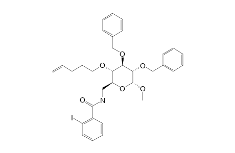 2-IODOBENZAMIDE-METHYL-2,3-DI-O-BENZYL-6-DEOXY-6-(2-IODOBENZOYLAMINO)-4-O-(1-PENTENYL)-ALPHA-D-GLUCOPYRANOSIDE