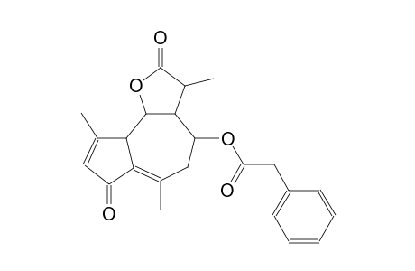 (3S,4S,9bR)-3,6,9-trimethyl-2,7-dioxo-2,3,3a,4,5,7,9a,9b-octahydroazuleno[4,5-b]furan-4-yl phenylacetate