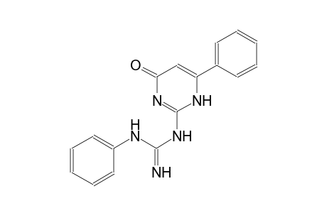 N-(4-oxo-6-phenyl-1,4-dihydro-2-pyrimidinyl)-N'-phenylguanidine