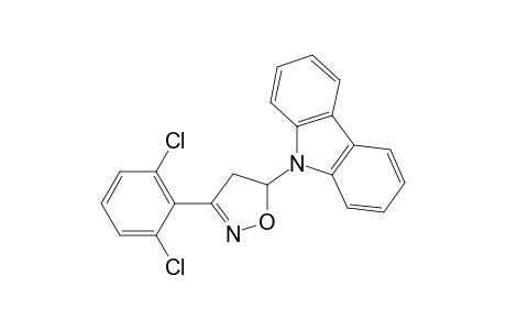 3-[2,6-bis(chloranyl)phenyl]-5-carbazol-9-yl-4,5-dihydro-1,2-oxazole