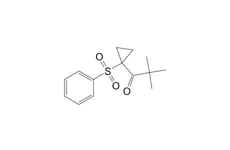2,2-Dimethyl-1-[1-(phenylsulfonyl)cyclopropyl]-1-propanone