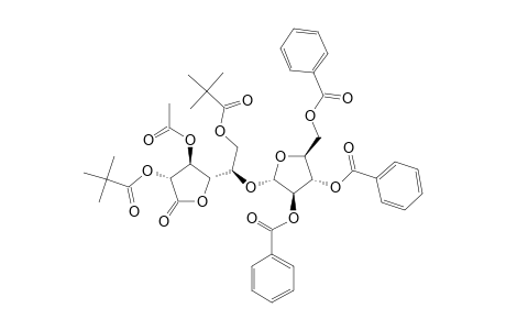 2,3,5-TRI-O-BENZOYL-ALPHA-D-ARABINOFURANOSYL-(1->5)-3-O-ACETYL-2,6-DI-O-PIVALOYL-D-GALACTONO-1,4-LACTONE