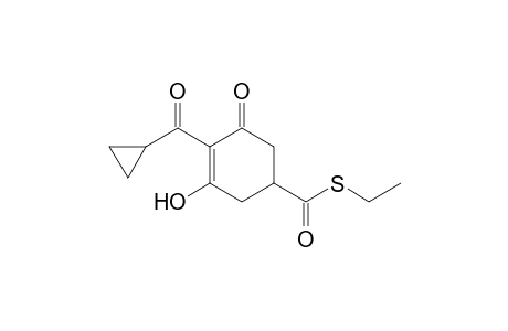3-Cyclohexene-1-carbothioic acid, 4-(cyclopropylcarbonyl)-3-hydroxy-5-oxo-, S-ethyl ester