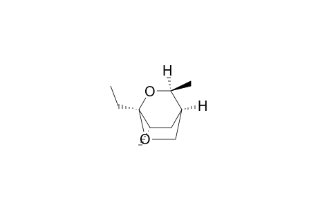 2,6-Dioxabicyclo[2.2.2]octane, 1-ethyl-3,7-dimethyl-, (1.alpha.,3.alpha.,4.alpha.,7S*)-