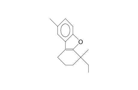 4-Ethyl-1,2,3,4-tetrahydro-1,8-dimethyl-dibenzofuran