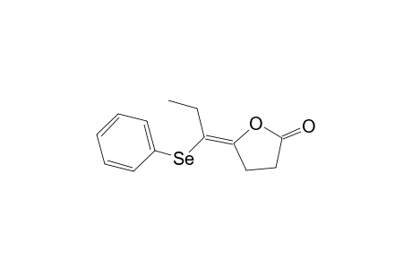 2(3H)-Furanone, dihydro-5-[1-(phenylseleno)propylidene]-, (E)-