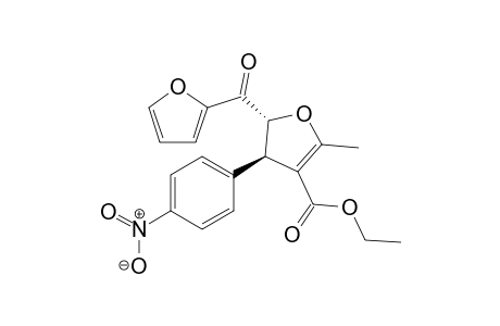 trans-4-Carbethoxy-2,3-dihydro-2-fur-2'-oyl-5-methyl-3-(4-nitrophenyl)furan