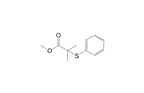 2-Methyl-2-(phenylthio)propanoic acid methyl ester