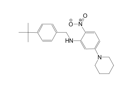 benzenemethanamine, 4-(1,1-dimethylethyl)-N-[2-nitro-5-(1-piperidinyl)phenyl]-
