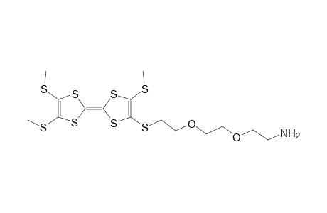 7-{2'-[2"-(2'"-Aminoethoxy)ethoxy]ethylthio}]-2,3,6-tris(methylthio)tetrathiafulvene