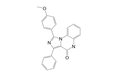 1-(4-METHOXYPHENYL)-PHENYLIMIDAZO-[1.5-A]-QUINOXALIN-4-(5-H)-ONE