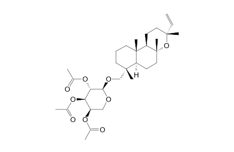 MANOYLOXIDE-18-O-(2',3',4'-TRIACETYL)-ALPHA-L-ARABINOPYRANOSIDE