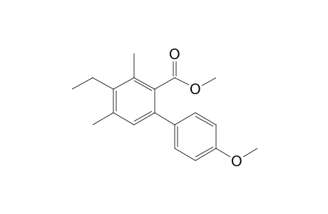 Methyl 4-ethyl-4'-methoxy-3,5-dimethylbiphenyl-2-carboxylate