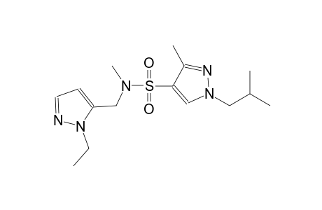 1H-pyrazole-4-sulfonamide, N-[(1-ethyl-1H-pyrazol-5-yl)methyl]-N,3-dimethyl-1-(2-methylpropyl)-