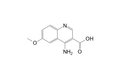 3-quinolinecarboxylic acid, 4-amino-6-methoxy-