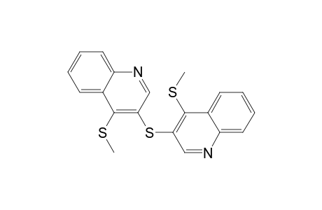 4-(methylthio)-3-[[4-(methylthio)-3-quinolinyl]thio]quinoline
