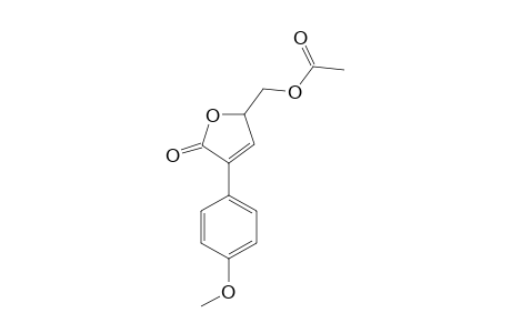 3-(4-Methoxyphenyl)-5-(4-acetyloxymethyl)-2H,5H-furan-2-one