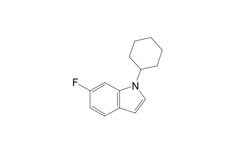 N-Cyclohexyl-6-fluoroindole