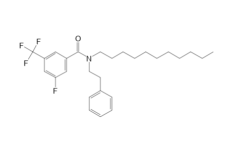 3-Fluoro-5-(trifluoromethyl)benzamide, N-(2-phenylethyl)-N-undecyl-