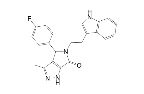 pyrrolo[3,4-c]pyrazol-6(1H)-one, 4-(4-fluorophenyl)-4,5-dihydro-5-[2-(1H-indol-3-yl)ethyl]-3-methyl-