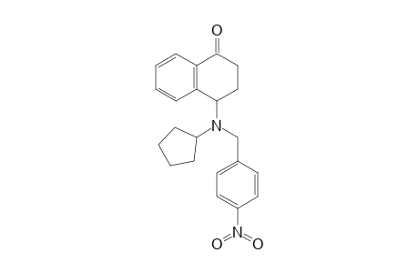 4-[Cyclopentyl(4-nitrobenzyl)amino]- 1,2,3,4-tetrahydro-1-naphthalenone