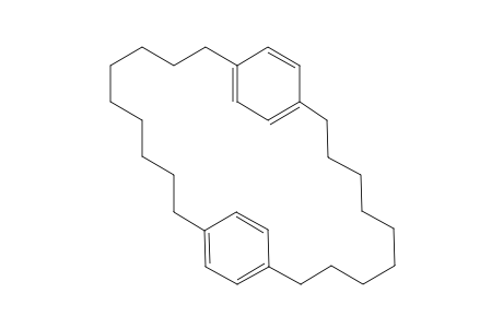 Tricyclo[22.2.2.2(11,14)]triaconta-11,13,24,26,27,29-hexaene
