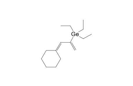 (3-Cyclohexylideneprop-1-en-2-yl)triethylgermane