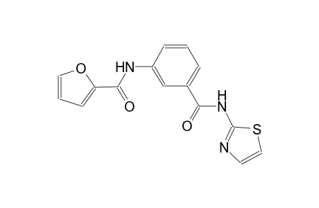 2-furancarboxamide, N-[3-[(2-thiazolylamino)carbonyl]phenyl]-