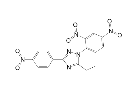 1-(2,4-Dinitrophenyl)-5-ethyl-3-(4-nitrophenyl)-1,2,4-triazol