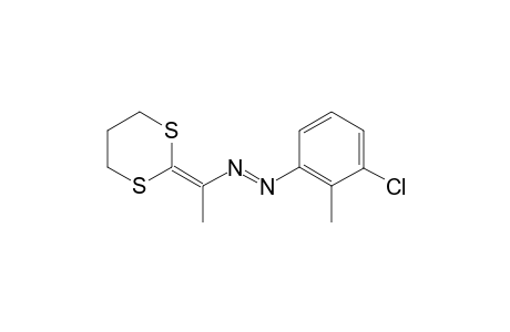 (E)-1-(1-(1,3-Dithian-2-ylidene)ethyl)-2-(3-chloro-2-methylphenyl)diazene