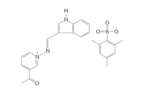 3-ACETYL-1-[(INDOL-3-YLMETHYLENE)AMINO]PYRIDINIUM 2-MESITYLENESULFONATE