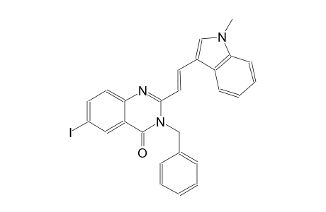 3-benzyl-6-iodo-2-[(E)-2-(1-methyl-1H-indol-3-yl)ethenyl]-4(3H)-quinazolinone