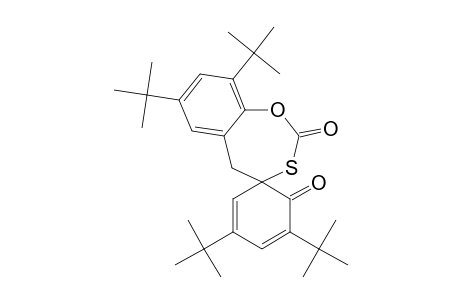 3',5',7,9-TETRA-(TERT.-BUTYL)-SPIRO-[1,3-BENZOXATHIEPIN-4(5H),1'-CYCLOHEXA-[2,4]-DIENE]-2,2'-DIONE