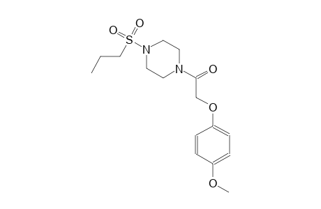 piperazine, 1-[(4-methoxyphenoxy)acetyl]-4-(propylsulfonyl)-