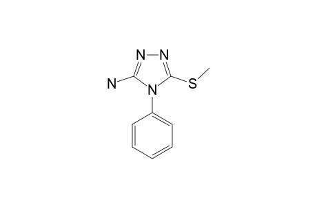 5-Amino-3-methylthio-4-phenyl-1,2,4-triazole