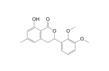 3-(2,3-Dimethoxyphenyl)-8-hydroxy-6-methyl-3,4-dihydroisochroman-1-one