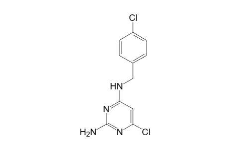 2,4-Pyrimidinediamine, 6-chloro-N4-[(4-chlorophenyl)methyl]-