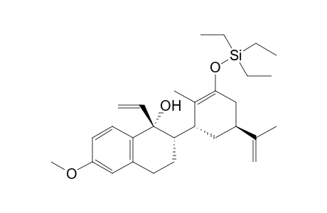 (1R,2S)-2-{(1R,5S)-5-Isopropenyl-2-methyl-3-[(triethylsilyl)oxy]-2-cyclohexen-1-yl}-6-methoxy-1-vinyl-1,2,3,4-tetrahydro-1-naphthalenol