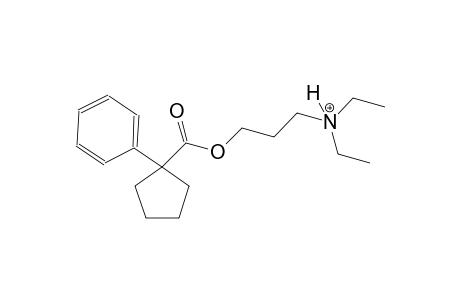 N,N-diethyl-3-{[(1-phenylcyclopentyl)carbonyl]oxy}-1-propanaminium