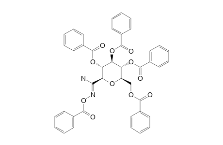 O-BENZOYL-C-(2,3,4,6-TETRA-O-BENZOYL-BETA-D-GLUCOPYRANOSYL)-FORMAMIDOXIME