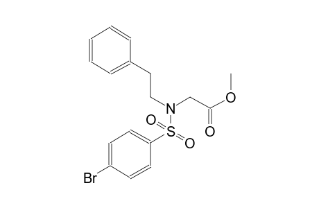 acetic acid, [[(4-bromophenyl)sulfonyl](2-phenylethyl)amino]-, methyl ester
