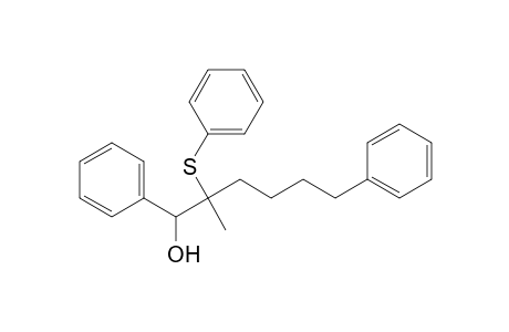 2-Methyl-1,6-diphenyl-2-phenylthiohexan-1-ol