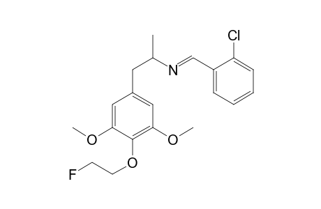 1-(2-Chlorophenyl)-N-(1-[4-(2-fluoroethoxy)-3,5-dimethoxyphenyl]propan-2-yl)methanimine