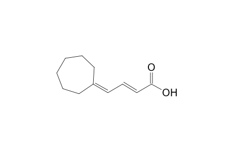 (E)-4-cycloheptylidene-2-butenoic acid